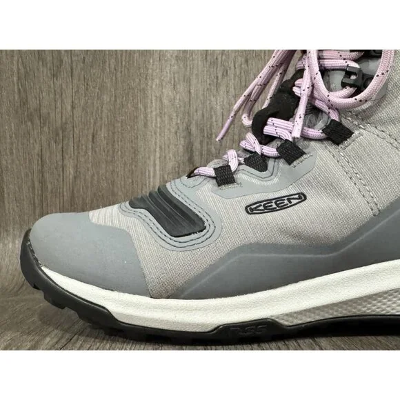 Keen Tempo Flex Boots Women's Size 6.5 Gray Synthetic Casual Hiking WP Shoes - Picture 8 of 16